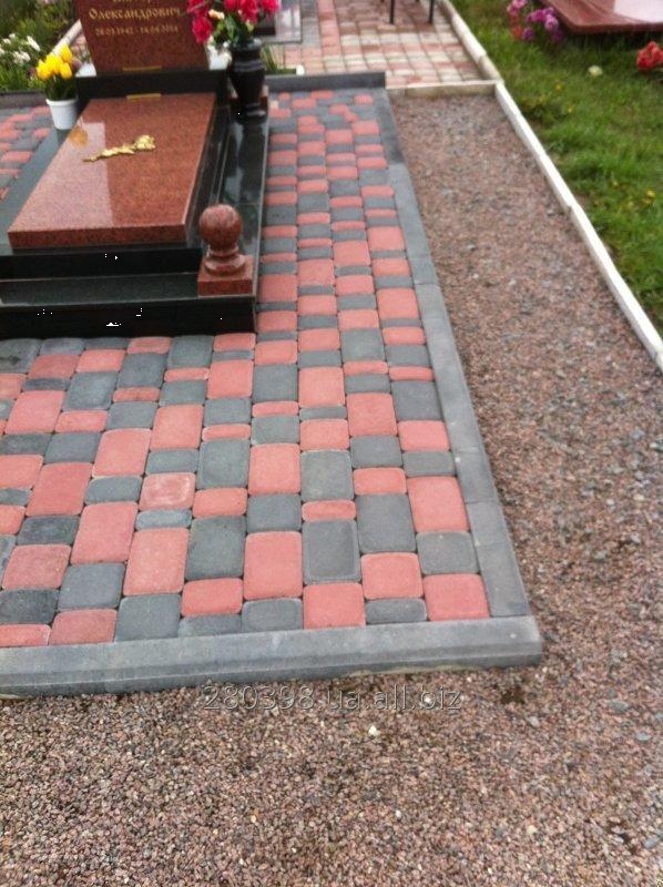 Укладка тротуарной плитки кладбище Можайский район